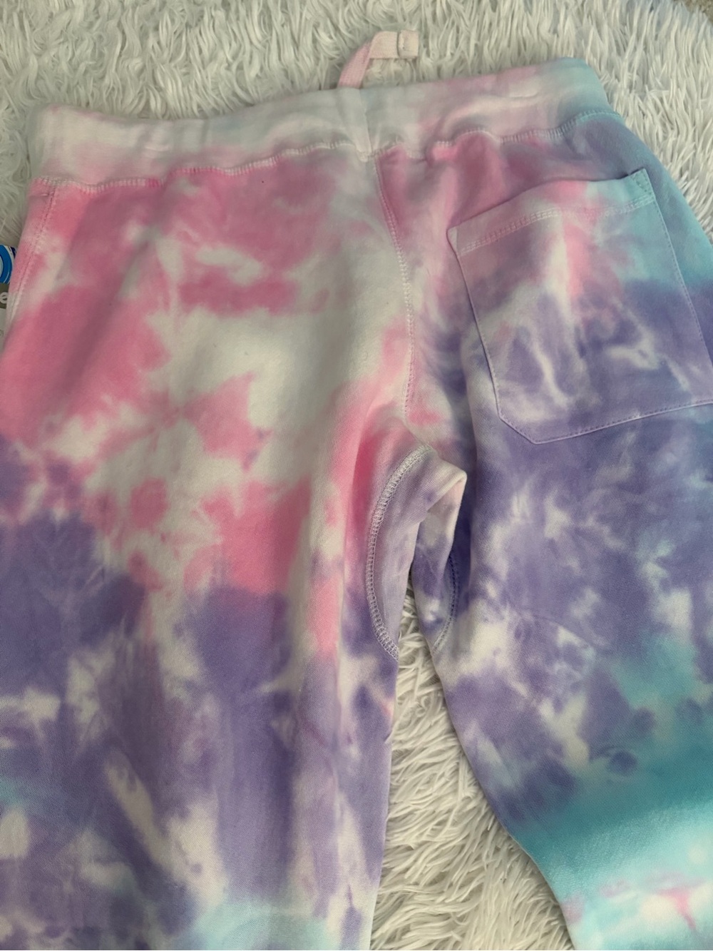 Colortone Tie-Dye Joggers – Size L Cotton Candy - Picture 8 of 10